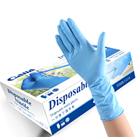 Disposable gloves food catering grade rubber latex for doctors kitchen home nitrile gloves thickened