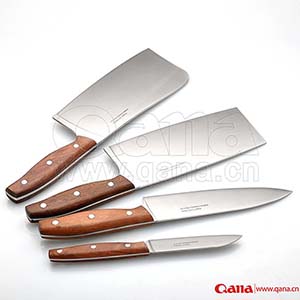 Best Quality Stainless Steel Kitchen Knife 6 Pcs Set With wooden Stand