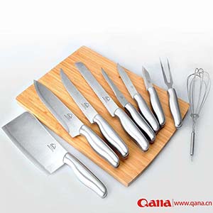 13pcs knife set with Alu case