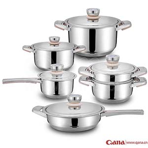 Stainless Steel Cookware set Cooking Pot /steamer / Casserole Set