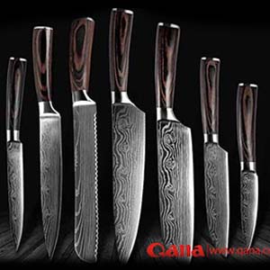 Kitchen and dining room knives & tool fittings Chinese kitchen knife slice knife three German knives 