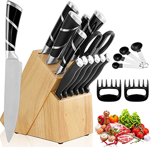 20 piece kitchen knife set