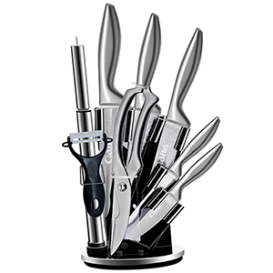 Steel handle knife