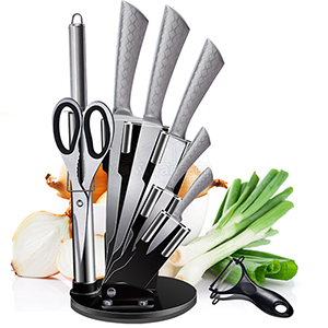 9pcs sleeve knives with hollow handles