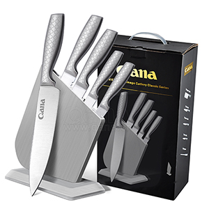 Nordic light luxury kitchen 6 sets of knives