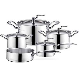 Induction Stainless Steel Cookware Sets Kitchen Cooking Pot  - 副本