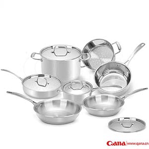 3ply waterless cookware clad cookware sets