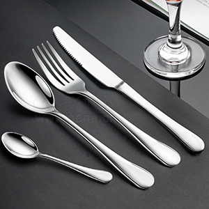 Stainless steel western tableware four sets of combination