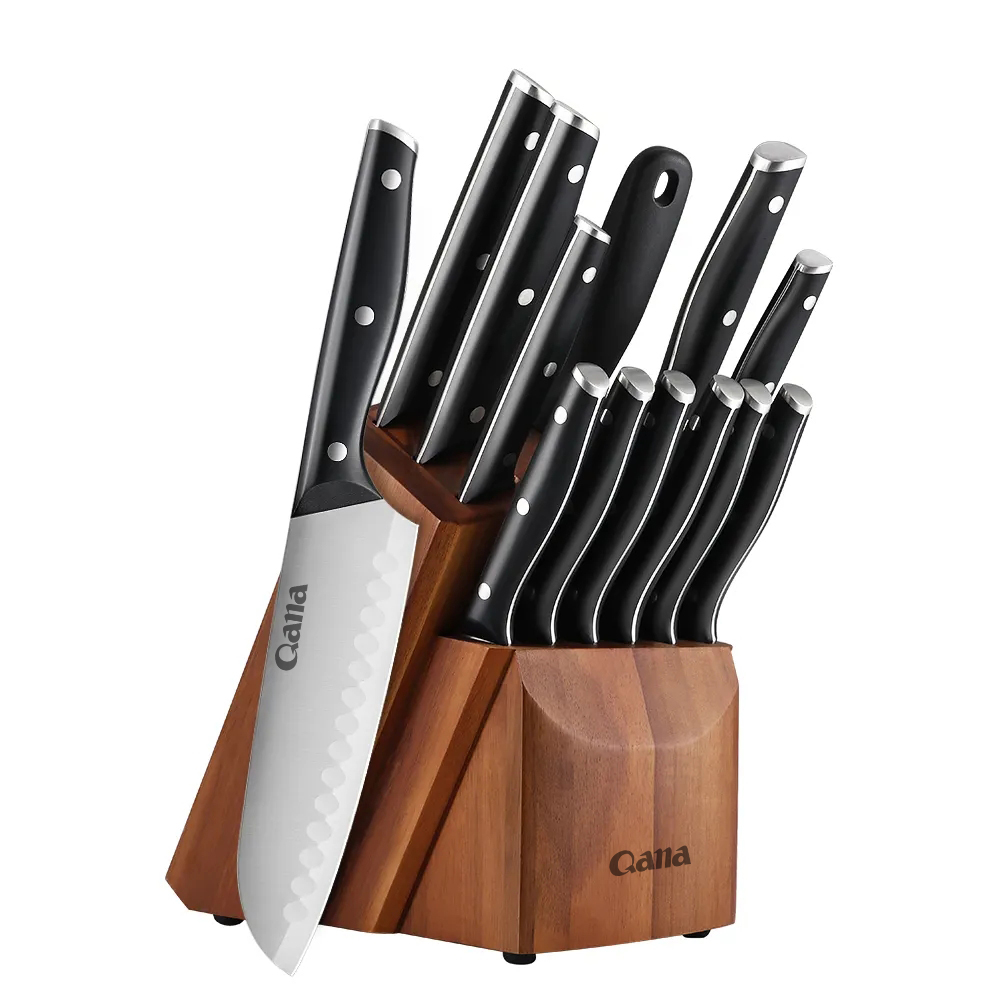 Cheap Price New Promotional Kitchen accessories 14 Pcs Steel Stainless Kitchen Knife Set