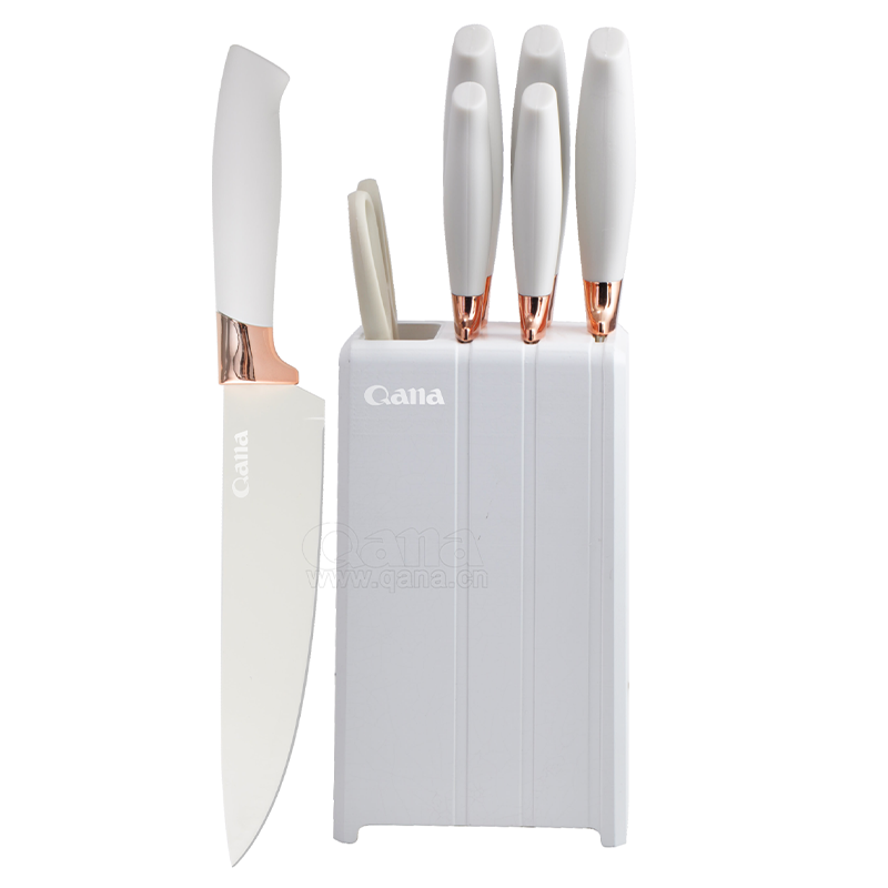 7PCS Knife Set with  Plastic Stand