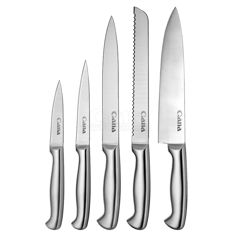 5PCS hollow handle color hox knife set