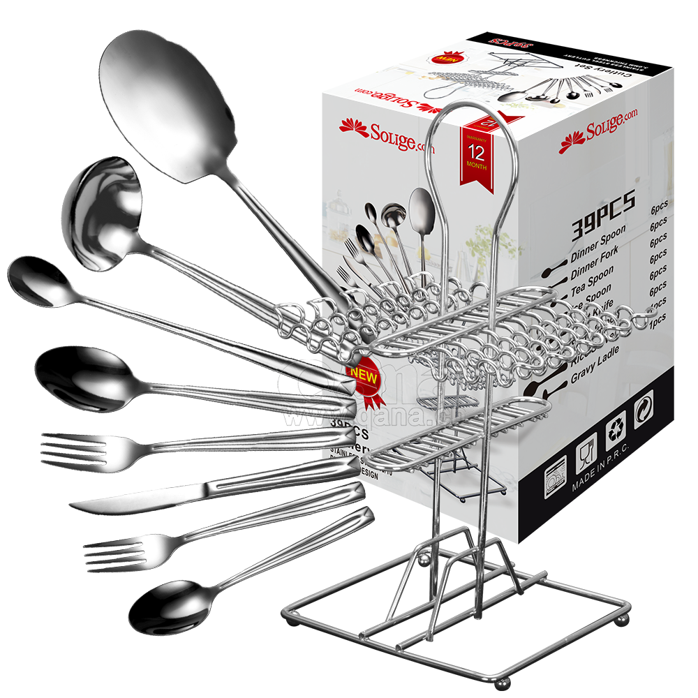 38 pieces of tableware