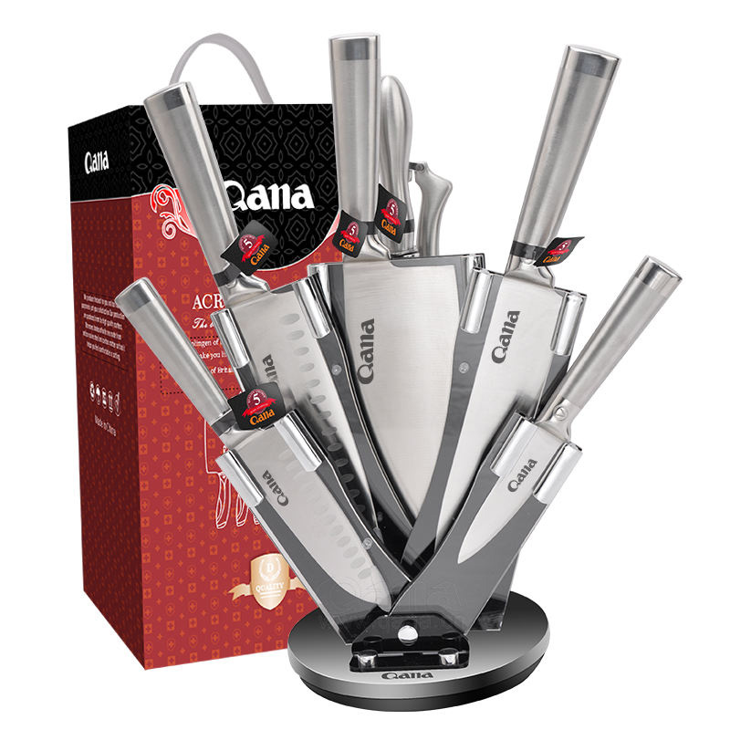 8pcs hollow knfie set acrylic stand